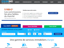 Tablet Screenshot of equinimo.fr